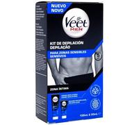 Veet Men 2 Steps Hair Removal Sensitive Areas Kit 200 ml
