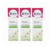 Veet Silky Fresh HairRemoval Cream DrySkin 3x100ml
