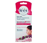 Veet Women's Hair Removal Strips for the Face, Normal Skin, 32 pieces, variable packaging
