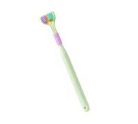 Veeteah 3-Sided Tooth Brush | Soft Bristle Toothbrush,Triple Toothbrush for Complete Teeth and Gum-Care, Angle Bristles Clean Each Tooth, Soft/Gentle