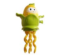 Veeteah Baby Crawling Toys - Corn-Shaped Dancing Octopus - Interactive Clockwork Toy Educational Learning Game for Boys Girls Indoor Daycare Bedroom Travel Birthday Crib Bath Shower Celebrations