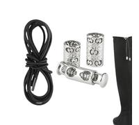 Veeteah Boot Straps | Stretchy Shoelaces | Knee Boots Straps, Anti-Slip Fixed Belt, 1 Pair Anti-Drop Down Prevent Loose No Fall Off for Women Boots