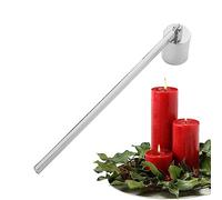 Veeteah Candle Put Out Tool | Candle Blower Snuffers Accessory | Polished Stainless Steel Flame Snuffer Elegant Design, Long Handle, Scissor Cut