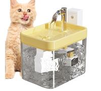 Veeteah Cat Water Fountain | 1.5L Automatic Water Fountain for Cats,Automatic Water Dispenser for Cats Dogs, Silent Pump Drinking Fountain for Pets, Dog Water Dispenser