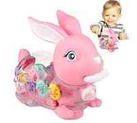 Veeteah Electric Rabbit Toy | Electric Battery-powered Rabbit,Smart Learning Robot Bunny Toy Electric Rabbit Statues With Light And Sound