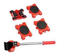 Veeteah Furniture Lifter Tool,Transport Roller Sliders and Adjustable Lever | Heavy Duty Furniture Lifter Kit for Cabinets Washing Machine Refrigerators