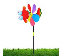 Veeteah Garden Pinwheels | Cartoon Animal Whirligigs Wind Spinner Windmill Toys,Outdoor Garden Pinwheels Spinners, Adorable Animal Pinwheels for Yard and Garden