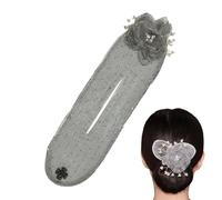 Veeteah Hair Bun Shaper - Elastic Hair Ties & Bands - Bun Maker Hair Tool, Reusable Doughnuts Ring Styler, Fashionable Comfortable Stylish Hair Accessories for Holiday, Halloween