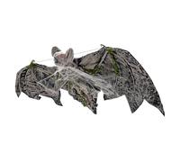 Veeteah Halloween 3D Bats Decoration, Large Flying Bats Horror Decor Props, Party Supplies Yard Ornaments with Spider Cotton for Haunted House Porch Garden Indoor Farmhouse Patio Tree Front Door