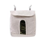 Veeteah Hay Feeder Bag - Adjustable Feeders For Guinea - S//L Hay Feeder Bag With Hooks, Guinea Pig Hay Feeder Storage, Hay Feeder Storage For Small Pets Bunny Hamster