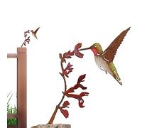 Veeteah Rusty Birds Yard Art | Chickadees A Branch Rusty Tree Art | Backyard Outdoor Decorations, Spring Remembrance for Mom Women Friends Family