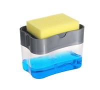 Veeteah Soap Dispenser for Kitchen Sink,2 In 1 Sink Soap Dispenser with Sponge Holder - Sink Dish Washing Soap Dispenser, Kitchen Soap Pump Dispenser
