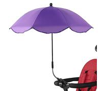 Veeteah Toddler Strollers Umbrella - Pram Sunshade - Portable UV Protection Stroller Sun Shade Umbrella with Adjustable Clamp, Sun Shade Umbrella for Toddler Kids