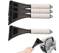 Veeteah Windshield Ice Scraper,Small Snow Remover Shovel with Comfortable EVA Sponge Grip | Portable Window Frost Removal Brush Tool Use in Winter Conditions, for Vehicles