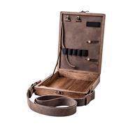 Veeteah Writers Messenger Box | A5 Artist Tool and Brush Storage Box | Painting Tool and Brush Storage Wood Box for Outdoor Sketching Drawing Painting Writing
