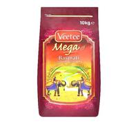 Veetee Mega Extra Long Premium Rice long grain basmati Product from India 10kg Pack of 1