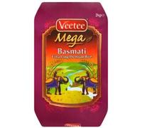 Veetee Mega Long Basmati Rice 2kg Box of 6-Fd