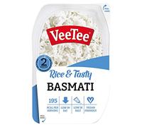 VEETEE Microwavable Basmati Rice, Quick Cook Cupboard Food, Low Sodium, Wheat-Free, No Artificial Colours, Flavours or Preservatives, 280g (Pack of 6)