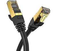 Veetop 2m/6.5ft CAT8 Ethernet Cable 40Gbps 2000Mhz High Speed Gigabit SFTP Lan Network Internet Cables with RJ45 Gold Plated Connector for Use of Smart Office Smart Home System iOT Gaming(1 Pack