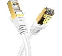 Veetop 2m/6.5ft CAT8 Ethernet Cable 40Gbps 2000Mhz High Speed Gigabit SFTP Lan Network Internet Cables with RJ45 Gold Plated Connector for Use of Smart Office Smart Home System iOT Gaming (1 Pack)