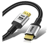 Veetop 4K HDMI Cable 3m, Ultra High Speed HDMI to HDMI 2.0 Cable, 4K@60Hz, 2160P, 1080P, HDR, 3D, ARC, Ethernet, Compatible with TV Monitor Computer Xbox PS5 PS4 Xbox Blu-ray