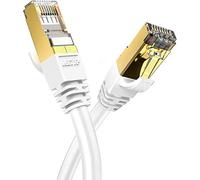Veetop 50m/164ft CAT8 Ethernet Cable 40Gbps 2000Mhz High Speed Gigabit SFTP Lan Network Internet Cables with RJ45 Gold Plated Connector for Use of Smart Office Smart Home System iOT Gaming (1 Pack)