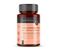 Veev Intimate Flora - Vaginal & Gut Microbiome Support - 50 Billion CFU - Probiotics, Prebiotics, Cranberry, D-Mannose, Hyaluronic Acid - 90 Caplets - 3 Month Supply