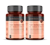 Veev Intimate Flora - Vaginal & Gut Microbiome Support - 50 Billion CFU Probiotics with Prebiotics, Cranberry, D-Mannose & Hyaluronic Acid - 180 Caplets (2 x 90) - 6-Month Supply