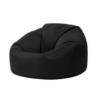 Veeva Classic Indoor Outdoor Bean Bag Black Bean Bag Chair