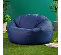 Veeva Classic Indoor Outdoor Bean Bag Navy Blue Bean Bag Chair