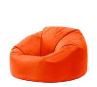 Veeva Classic Indoor Outdoor Bean Bag Orange Bean Bag Chair