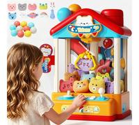 VEEVIFUN Claw Machine for Kids Girls,Vending Machine Toys Include Plush Prizes,Electronic Arcade Game with Music,Party Birthday Gifts for 4 5 6 7 8 Years Olds Kid Boy Girl