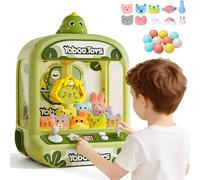 VEEVIFUN Dinosaur Claw Machine for Kid,Mini Claw Machine Boys Toy Age 5 6 7 | Kids Toys with Sound and Light,Birthday Gifts for 3 4 5 6 7 Year Old Boys Girls