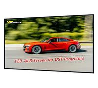 VeezuJoyz 120 inch VJ-BW3 ALR Projector Screen for UST Projector, Fixed Frame Wall Mount Projection Screen, 16:9 4K/8K UHD 3D, Micro-Structure ALR, Ideal for Home Theater, Office & Conference Room