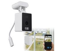 VeftBltrem 3MP 2K Window Camera, 2.4/5GHz WiFi Camera for Home Security with Full Color Night Vision, AI Person & Vehicle Detection, 24/7 Recording, Easy Quick Install