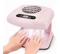 VeftBltrem Automatic Nail Dryer 300W, Infrared Sensor Nail Polish Dryer Machine, Hot & Cold Air Fast Nail Fan for Hands & Feet, Salon Home Manicure Dryer for Gel & Dip Powder