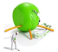 VeftBltrem Golf Swing Trainer Aid with Ball, Flying Elbow Corrector for Arm Body Coordination, Memory Foam Padded Comfort, Detachable Tether Strap, Golf Training Aid for Beginners to Advanced (Green)