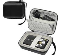 Veftsvy Digtal Camera Case for Kodak Pixpro FZ55, FZ53, FZ45, FZ43 16MP Digital Camera, Video Vlogging Camera Case for CAMKORY, LECRAN, QUMCOU, STUOGYUM, VAHOIALD, Mesh Bag for Charging Adapter, black