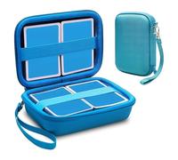 Veftsvy Trading Card Bag, Carry Bag for 400+ Playing Cards - Storage Box for UNO, Cards, Card Games - Protects Against Dust & Wet, Ideal for Boys Girls & On the Go (Blue)