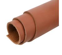 Veg Tan Full Grain Leather Cowhide Pre-Cut Pieces 8-9 oz. (3.5mm) - Tooling Leather Hide - Vegetable Tanned Leather for Tooling, Carving, Molding, Dyeing (3.5mm - Brown, 12"x12")