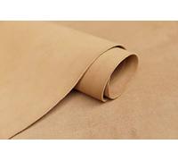 Veg Tan Tooling Leather 5-6oz Natural Full Grain Cowhide Handmade DIY Art Craft Vegetable Tanned Cow Hide (6"x12")