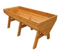 Veg-Trough Large Wooden Raised Vegetable Bed Planter
