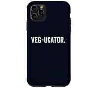 Veg-ucator Funny Pun Vegan Teacher Plant Based Teacher Case for iPhone 11 Pro Max