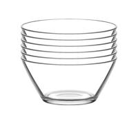 Vega Glass Serving Bowls 10.5cm Pack of 12 LAV Clear One Size