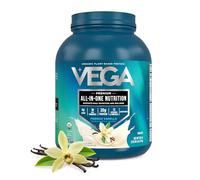 Vega One Organic All-in-One Shake, Plant Based Non Dairy Protein Powder, French Vanilla, XL, 43 Servings, 13 oz
