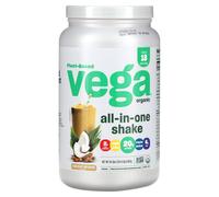 Vega, Plant-Based Organic All-In-One Shake, Coconut Almond, 24.3 oz (687 g)