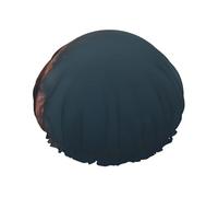 Vega Shimmer Double Layer Shower Cap with Comfort Skin Friendly Design for Hair Protection During Bathing