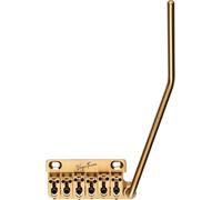 Vega-Trem VT1 Special 2 Point Strat Guitar Tremolo Bridge for Strat, No Mods, Easy Installation (Gold, Right)