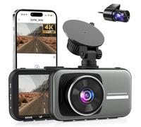 VegaDrive Dash Cam, Night Vision Goggles VegaDrive, 4K Full HD Smart Dash Cam, Included 64GB SD Card (4K Front & Rear Record)