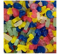 Vegan ABC Alphabet Jelly Sweets - Fruit Flavoured Letter Shaped Gummies, Fun Vegan Candy, for Gifting and Sharing (500g)